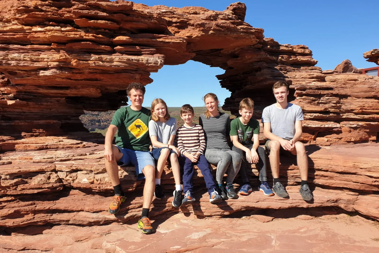 Unsere Familie während unseres Jahres in Australien